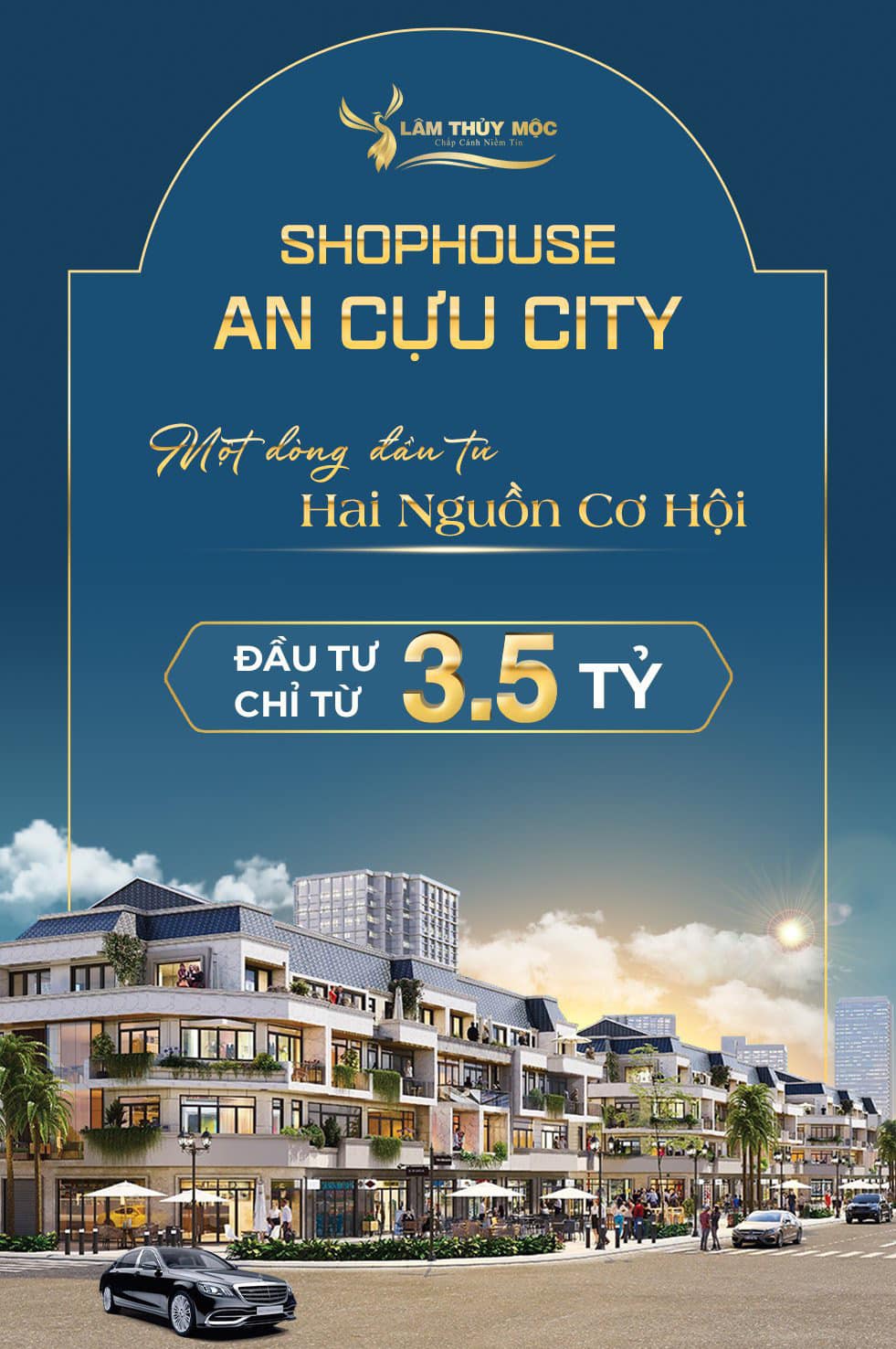 Shophouse An Cựu chỉ 3 tỷ 5, hỗ trợ lãi 0% và ân hạn nợ gốc trong 18 tháng.