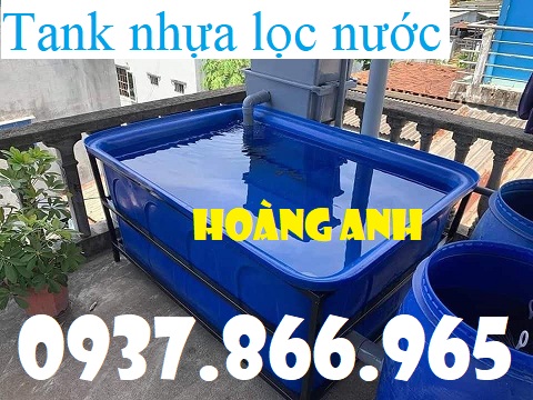 Thùng nhựa hình chữ nhật nuôi tôm,thùng nhựa nuôi cá giống,