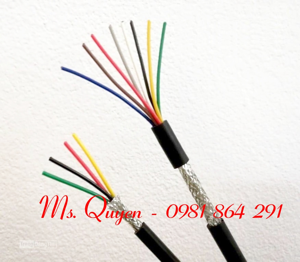 Có sẵn cáp tín hiệu chống nhiễu tiết diện 0.22 mm2 hãng Altek Kabel