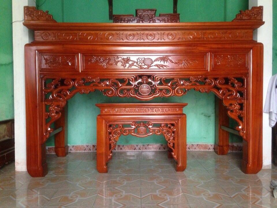 Án Gian Thờ Gỗ Gụ