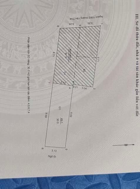 Bán nhà phố Hoàng Vă Thái: 30M2  C4, 3.2MT, ô tô đỗ cửa, 3.68 tỷ, 0359793895