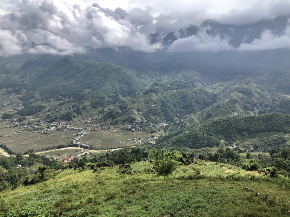 Lô đất 1840m2 Hang Đá, Sapa. View dãy núi Hoàng Liên Sơn.