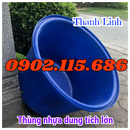 Thùng nhựa trồng sen,thùng làm mô hình aquapnic, thùng nhựa tròn, thùng nhựa hình chữ nhật