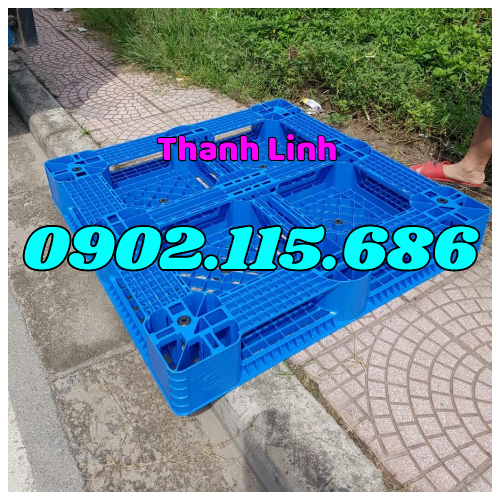 Pallet nhựa, pallet nâng hàng, pallet kê hàng, pallet nhựa nguyên sinh, pallet nhựa 1 mặt,