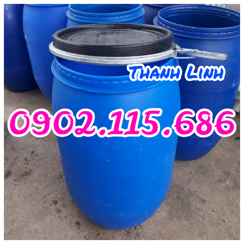 Giá thùng phuy nhựa 100 lít, phi nhựa 100l