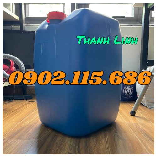 Can nhựa vuông 30L, can nhựa đựng hóa chất, can nhựa, can 30L đựng hóa chất, can nhựa có n