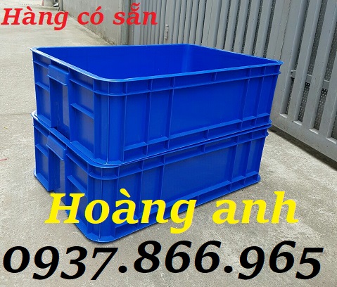 Giá sỉ thùng nhựa đặc, thùng nhựa cao 25cm nhựa pp, sóng nhựa bít, HS 017