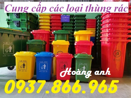 Thùng rác trong công viên, thùng rác nhựa , thung rac,thùng rác 120l, thùng rác y tế