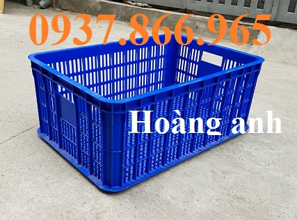 Sọt nhựa rỗng dùng trong may mặc, sóng nhựa cao 25cm, sọt nhựa