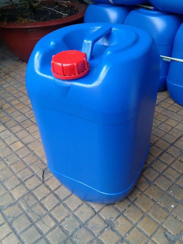 Can HDPE 25L, can nhựa hóa chất, can loại dày