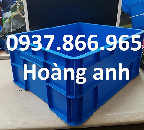  khay nhựa B8 dùng trong nhà máy, hộp nhựa công nghiệp