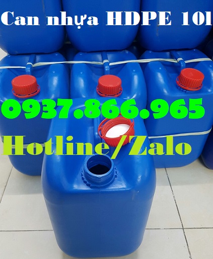 Can nhựa đựng hóa chất, can nhựa 10l giá rẻ