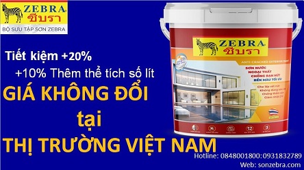 SƠN NƯỚC CHỐNG RẠN NỨT, CHỐNG NÓNG 1 LỚP GIẢM NHIỆT 8-12 ĐỘ, BỀN MÀU TỐI ƯU.