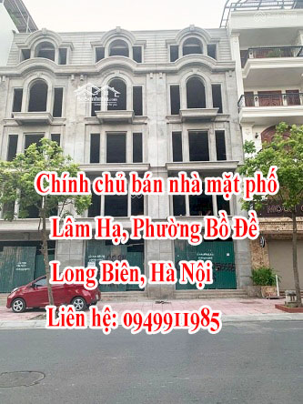 Chính chủ bán nhà mặt phố lâm hạ, mặt tiền 5m, diện tích 150m2 hướng đông nam, sổ đẹp