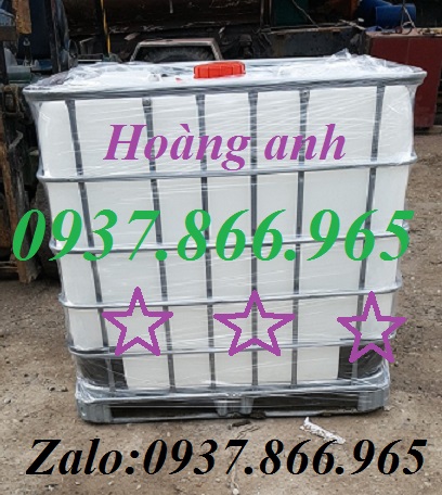 Cung cấp tank nhựa cũ số lượng lớn, bồn nhựa IBC 100l, tank đã qua sử dụng