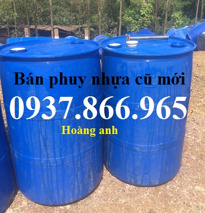 Phuy sắt 220l,thùng phuy nhựa giá rẻ tại hà nội, phuy nhựa cũ