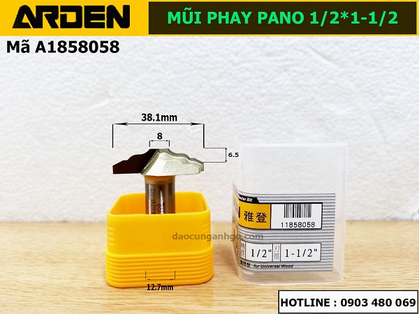 Mũi phay pano cổ điển 1858 1/2*1-1/2