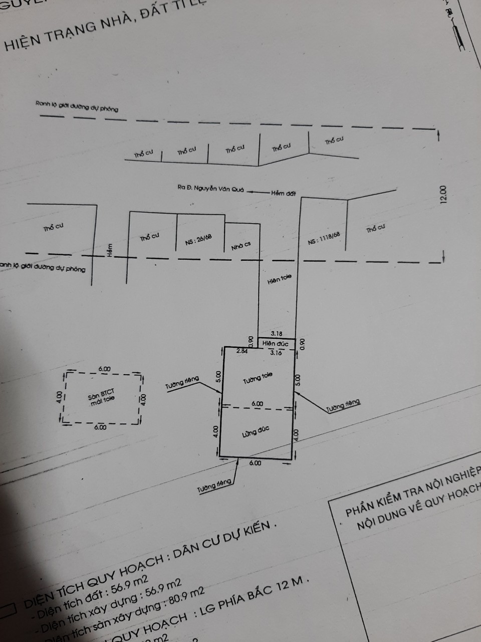 Chính chủ cần bán gấp nhà Hẻm 1118 - Đông Hưng Thuận - Quận 12 - TPHCM