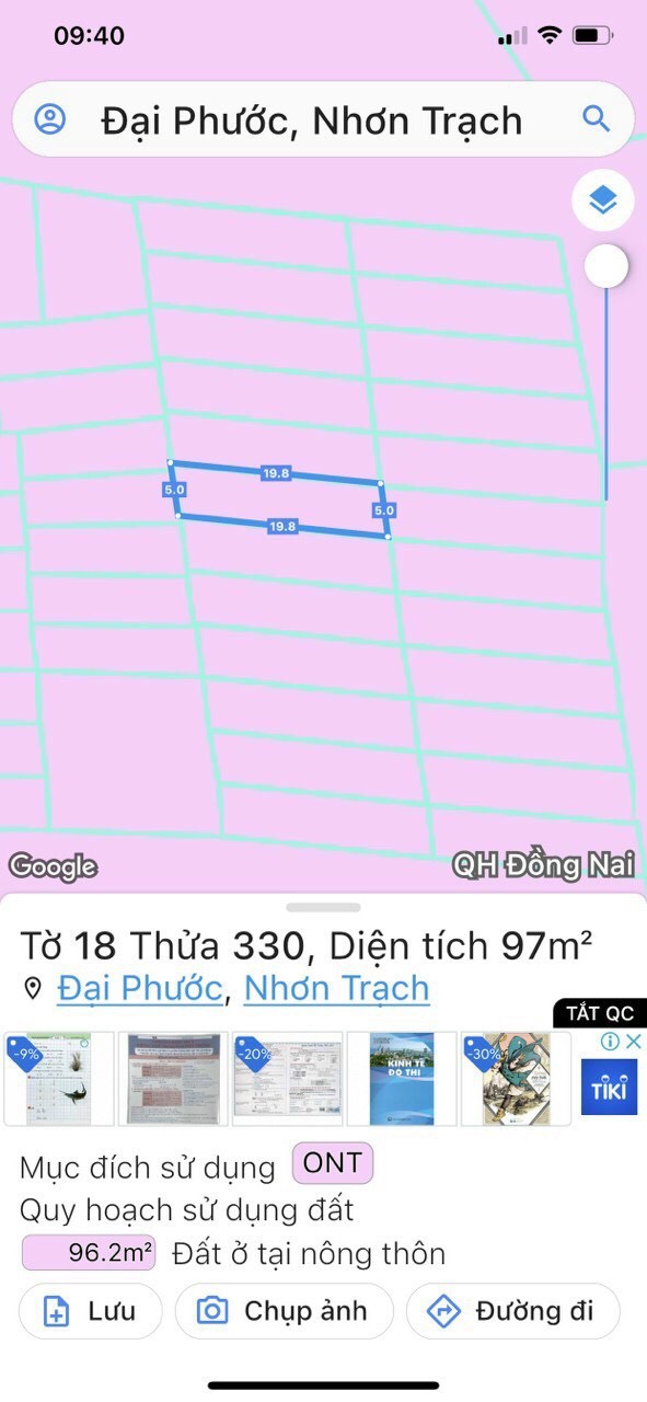 Cần Bán Đất Thổ Cư, cách Phà Cát Lái 2Km.Đại Phước ,Nhơn Trạch,Đồng Nai