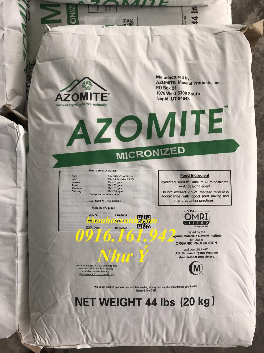 Azomite - khoáng Mỹ đa vi lượng