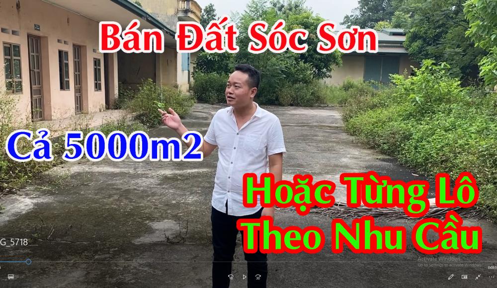 Chính Chủ Bán Đất SÓC SƠN Cả 5000m2 hoặc Mua Từng Lô Theo Nhu Cầu