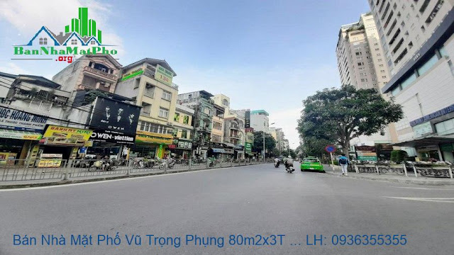 Cần Bán Nhà Mặt Phố Vũ Trọng Phụng, Thanh Xuân, 81m2, 3 Tầng, MT 8m, Lô Góc, Giá Rất Rẻ,