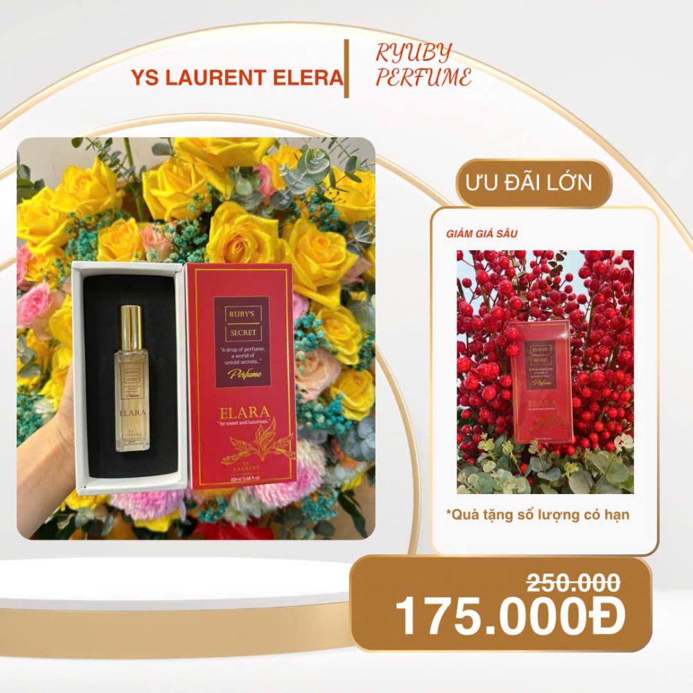 GIẢM SỐC 30% + FREE SHIP Sở hữu ngay Nước hoa body mist Ruby's Secret YS Laurent Elara 20M