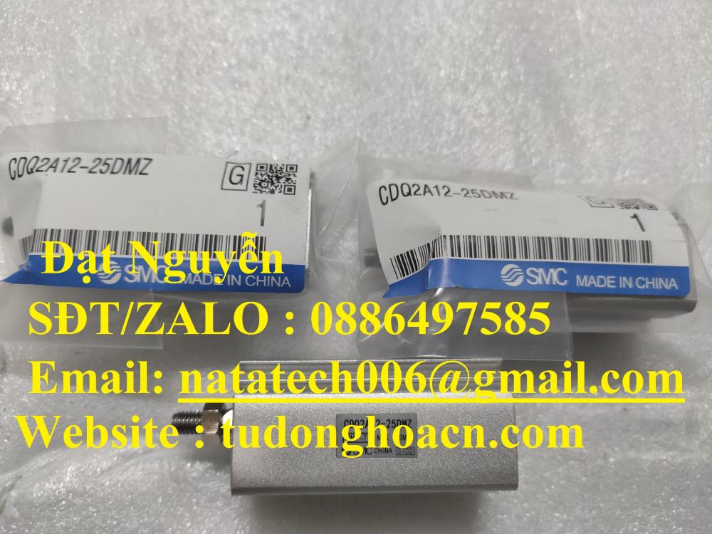 CDQ2A12-25DMZ xi lanh chính hãng SMC mới 100% 