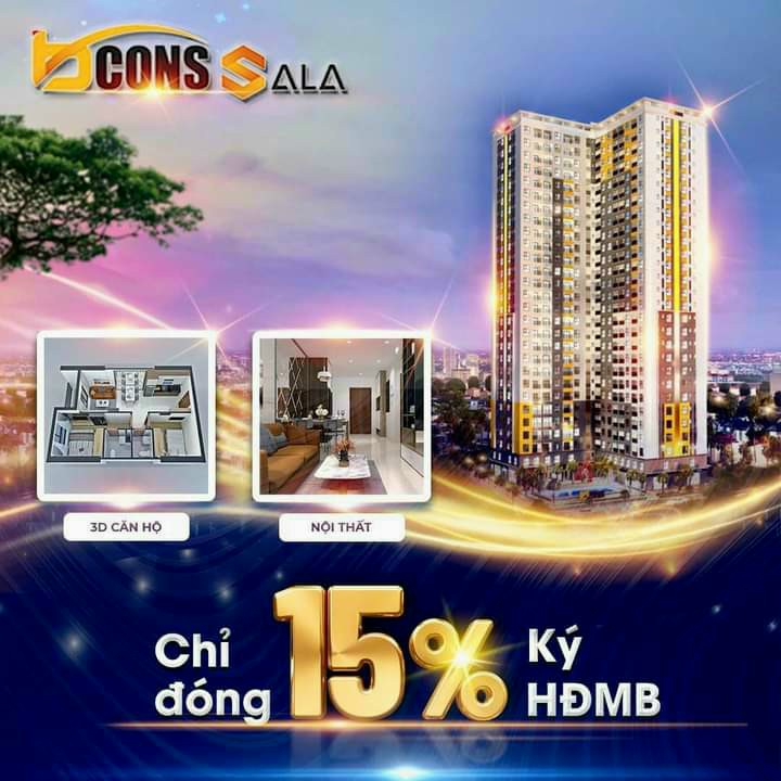 Bcons Sala giải pháp hỗ trợ mua nhà tốt nhất tp dĩ an, chỉ thanh toán 225tr tới nhận bàn