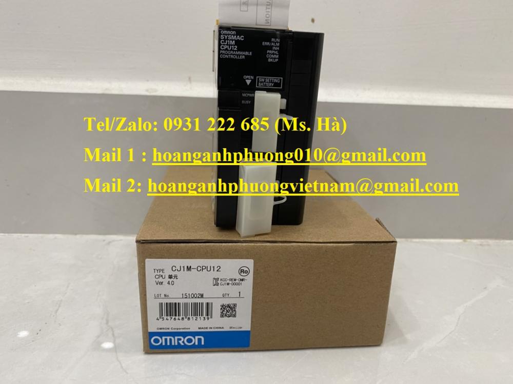 Bộ lập trình Omron CJ1M-CPU12 mới 100%