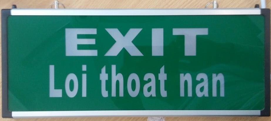 khi có hoả hoạn hãy chạy theo hướng có chữ exit