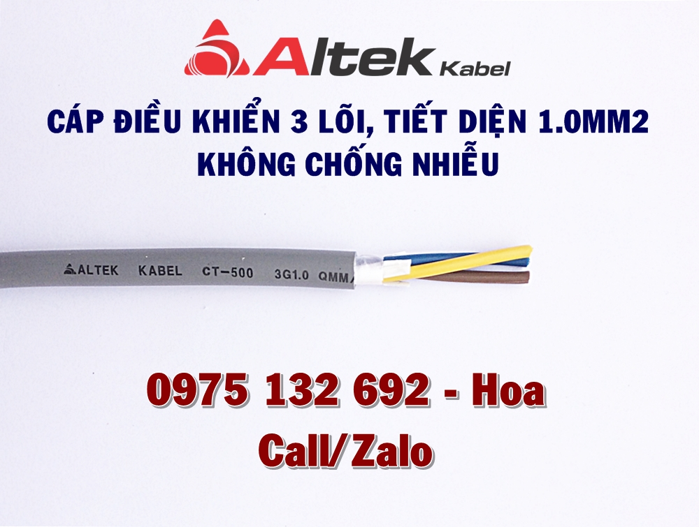 Cáp điều khiển 3x0.5 giá tốt sẵn kho - Toàn quốc