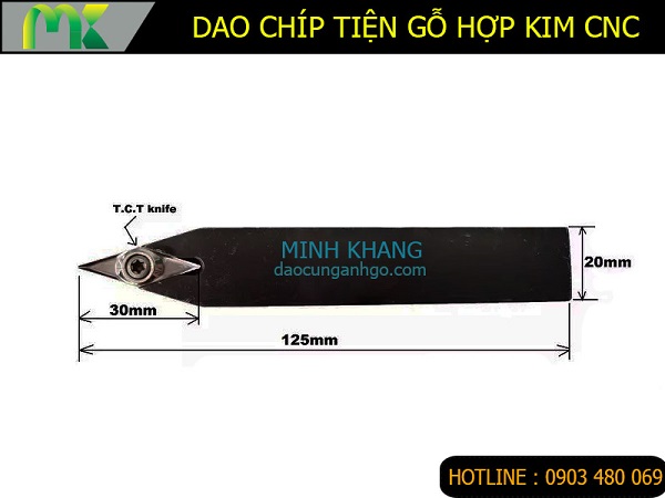 Dao chíp tiện gỗ hợp kim CNC 