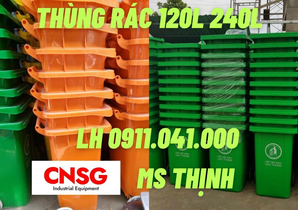 Bán thùng rác công cộng 120lit 240lit, thùng rác inox giá rẻ 0911041000