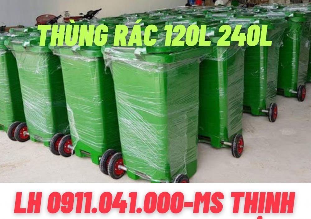 Thùng rác 120lit 240lit thùng rác sỉ lẻ giá rẻ 0911.041.000