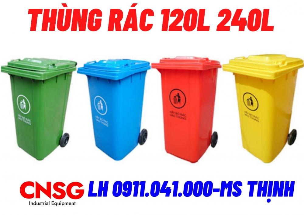 Phân phối thùng rác 120lit 240lit 660lit, thùng rác inox, thùng rác y tế 0911041000