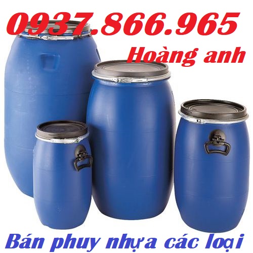 Phuy nhựa dùng để đựng chất nhuộm,phuy nhựa cũ, phuy nhựa làm hệ thống lọc nước, phuy nhựa