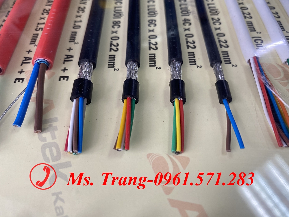 Cáp tín hiệu 24awg lõi đông mềm hiệu Altek Kabel