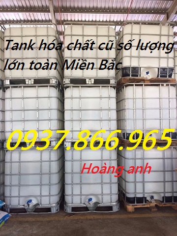 Bồn nhựa 1000l đựng nước công trình, tank nhựa, bồn IBC 1000l