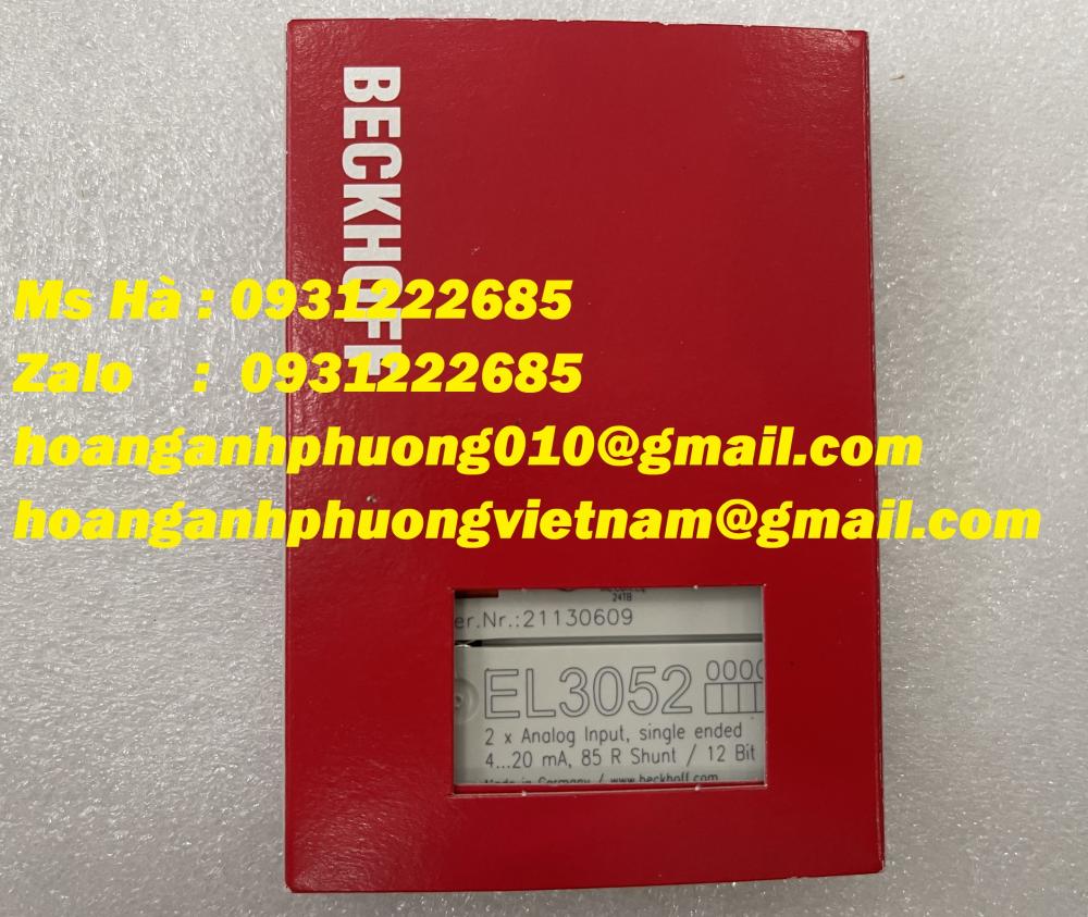 EtherCAT terminal EL3052 beckhoff giá cạnh tranh toàn quốc