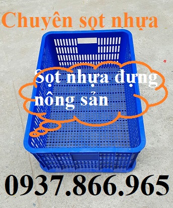 Sóng nhựa rỗng HS 014, khay nhựa hở, sọt nhựa công nghiệp