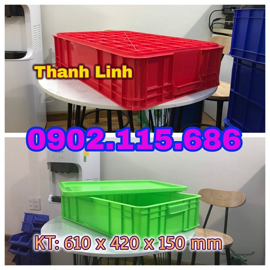 Thùng nhựa đặc (sóng nhựa bít) hs007