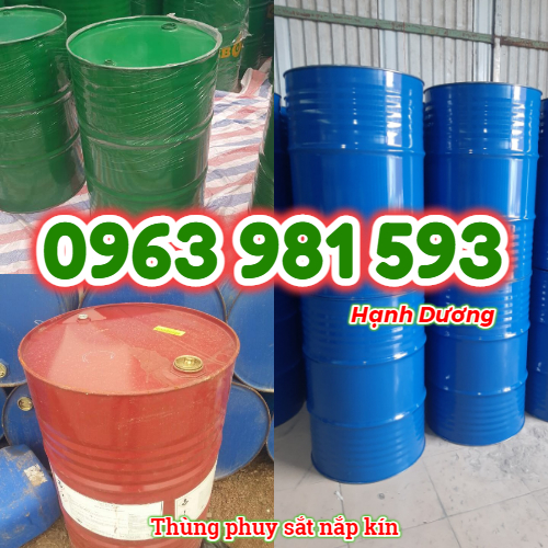 Phuy sắt nắp kín, thùng phuy 220L