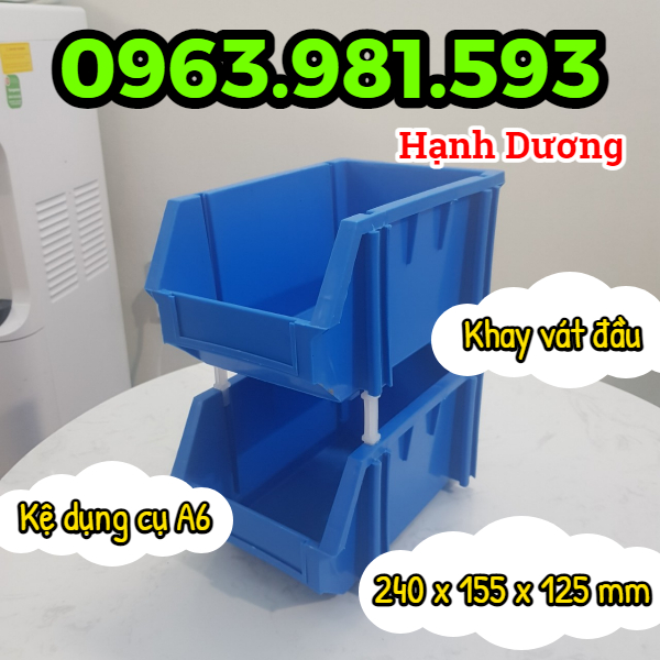 Kệ dụng cụ A6, khay vát đầu, khay chống tầng 