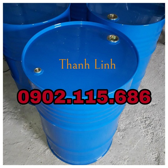    Thùng phuy sắt nắp nhỏ 220 lít, thùng phuy sắt 2 nắp nhỏ, thùng phuy sắt nắp kín 220 lí