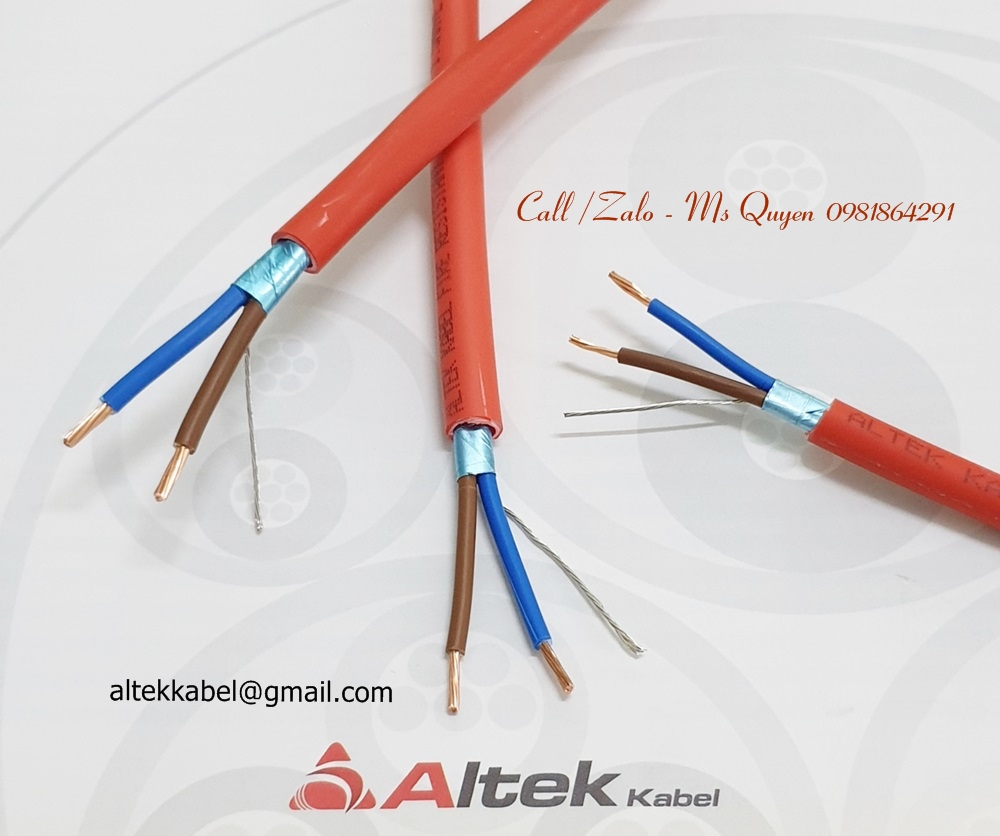 Cáp chống cháy chống nhiễu altek kabel hàng nhập khẩu