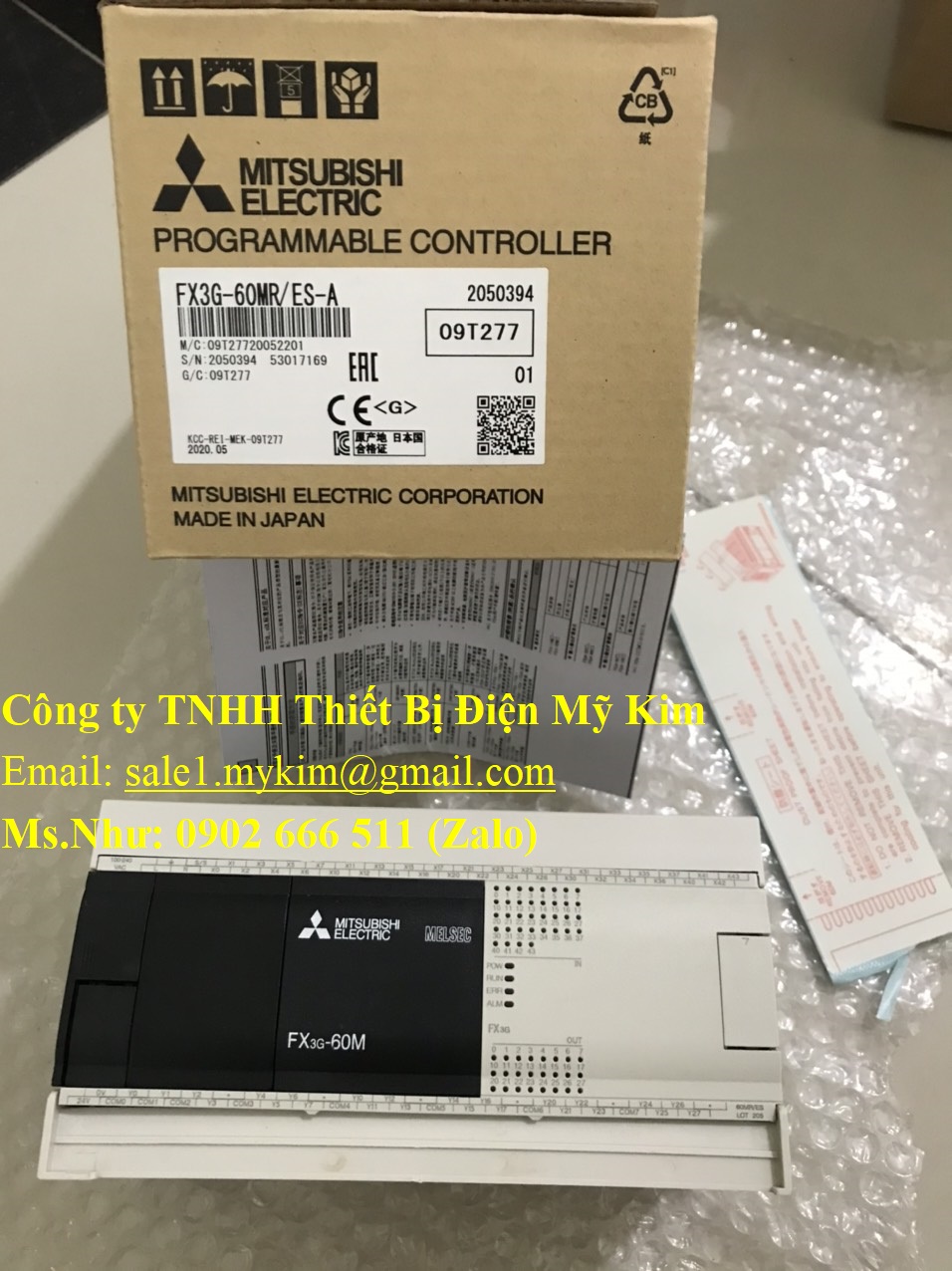  PLC Mitsubishi FX3G-60MR/ES-A chính hãng giá tốt