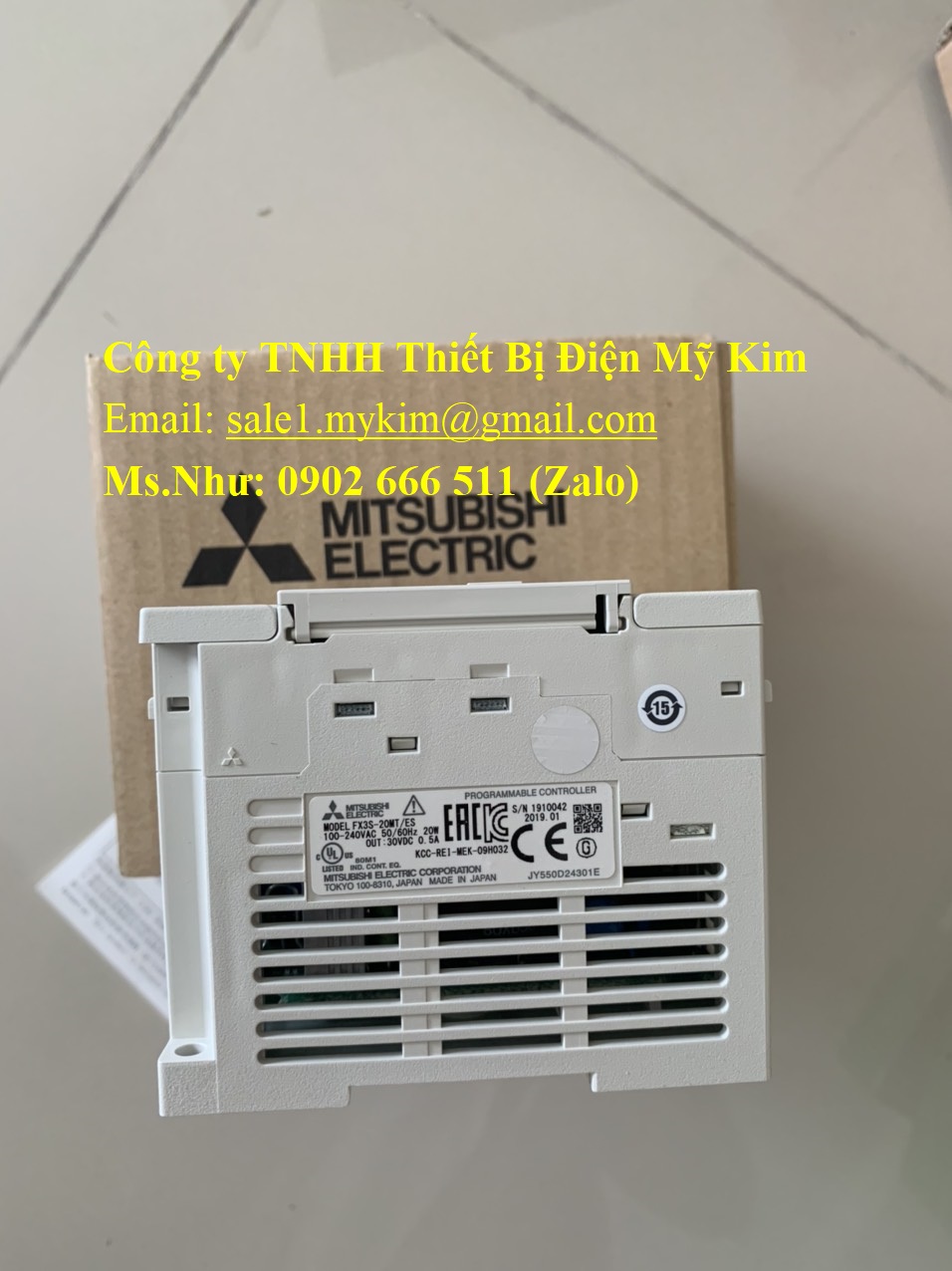 PLC Mitsubishi FX3S-20MT/ES chính hãng giá tốt