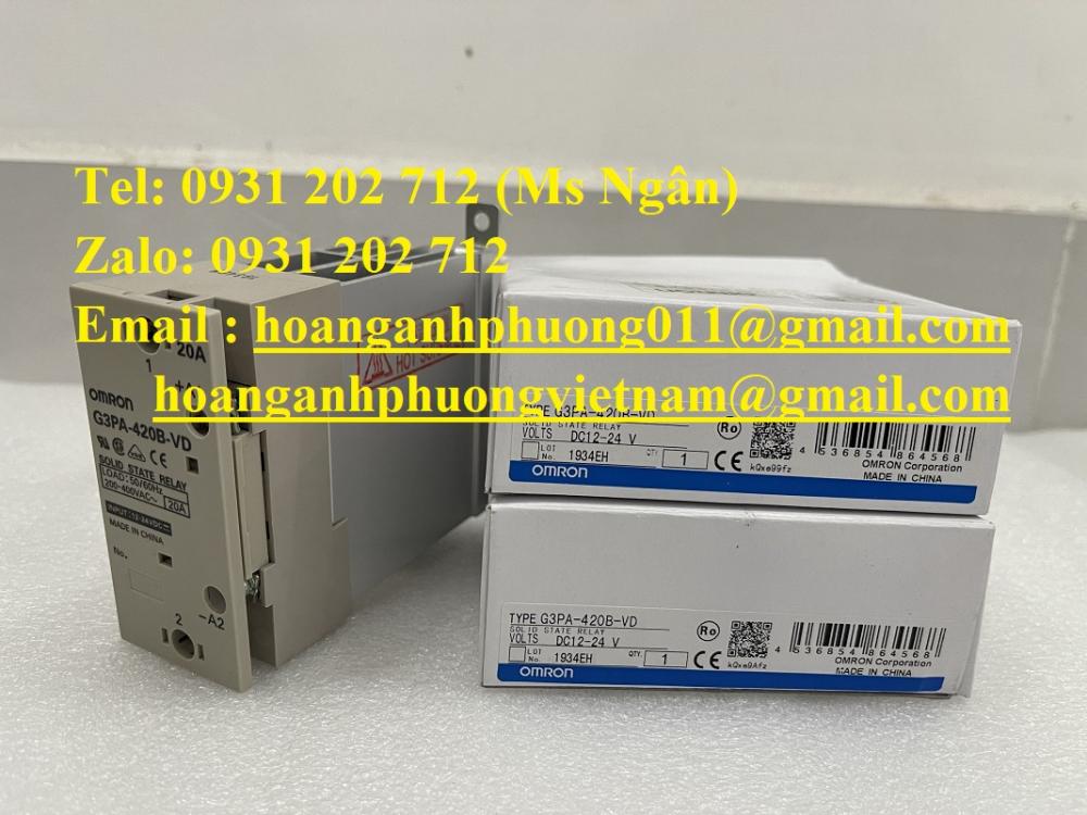 G3PA-420B-VD Relay bán dẫn Omron mới 100%