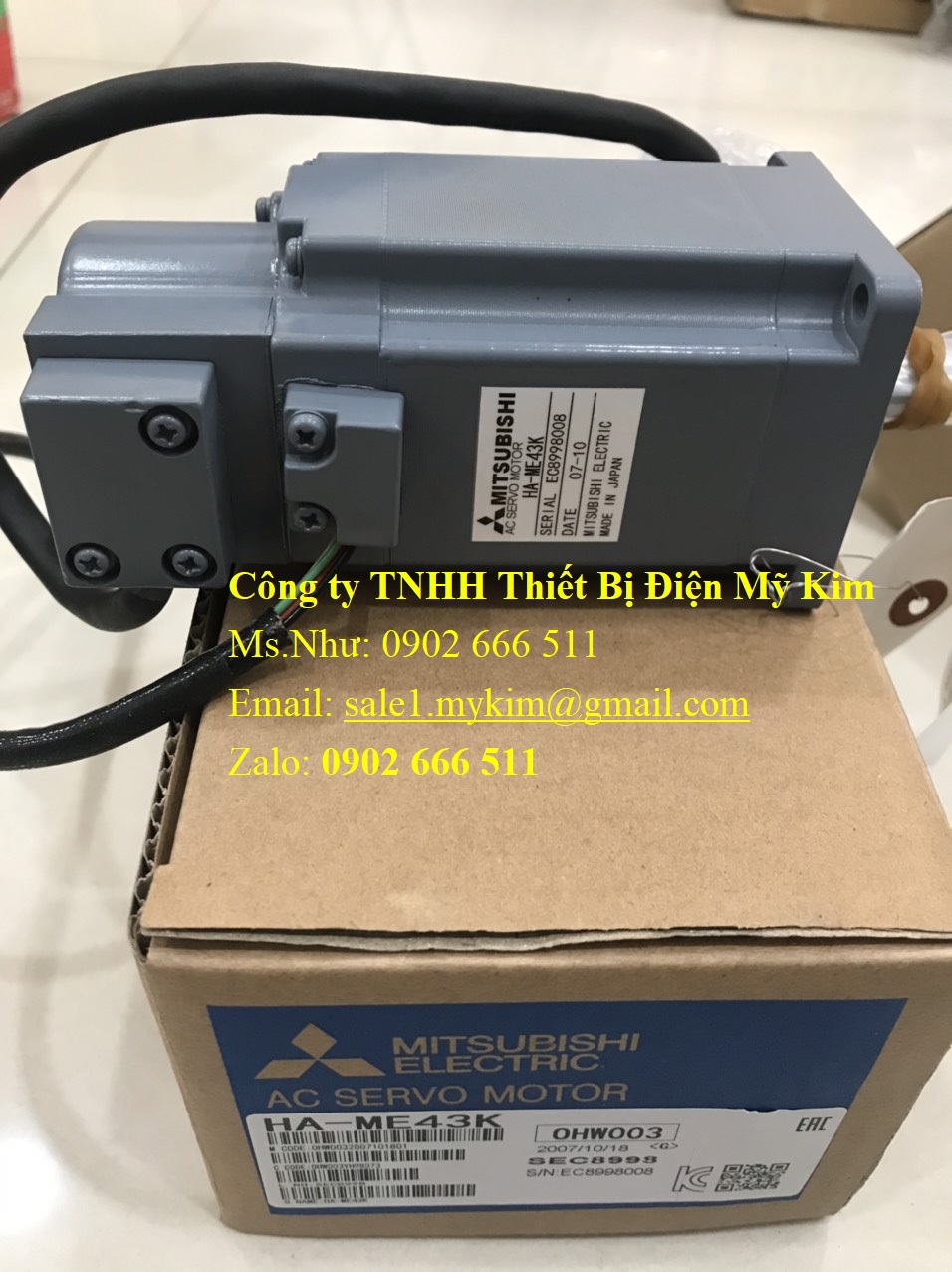 AC Servo Motor Mitsubishi HA-ME43K chính hãng giá tốt